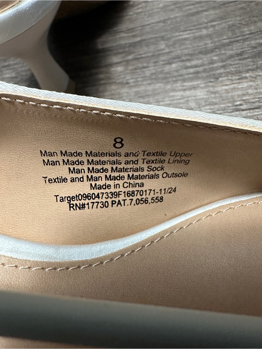 Target cream & gold pearl embellished slingback heels in US 8 - Picture 7 of 8